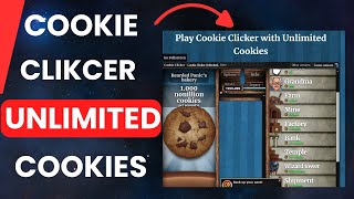 Cookie Clicker Video with Unlimited Cookies