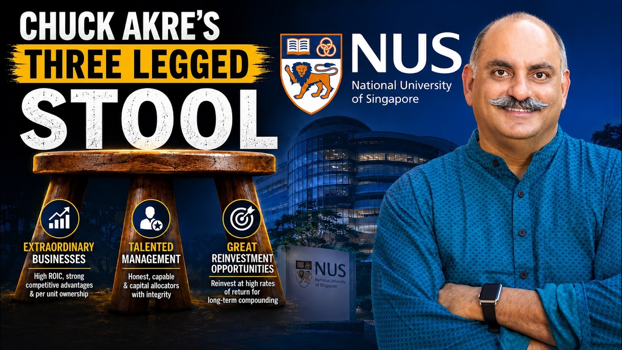 Value Investing Masterclass with NUS MBA students at NUS Business School