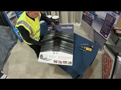 DaneFlash®: Mitre Cut Valley Trough Installation