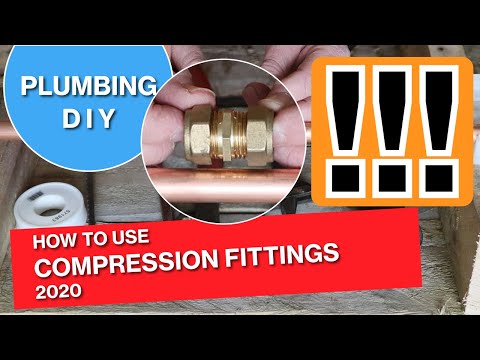 How to fit a compression fitting | Copper pipe tutorial