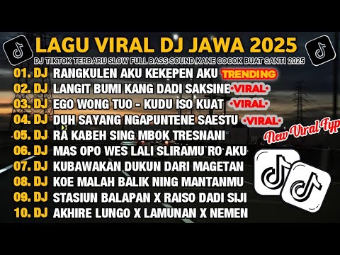 DJ JAWA FULL ALBUM 2025 | DJ RANGKULEN AKU NYILEH PUNDAKMU X DJ DEK TRESNOKU SIJI KOWE VIRAL TIKTOK