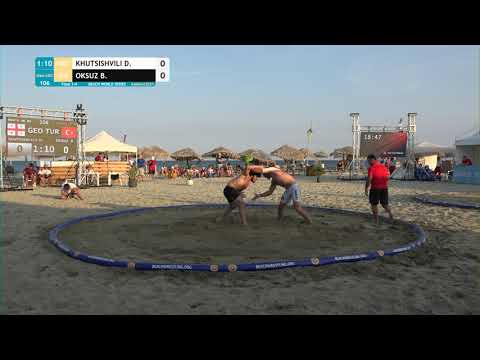 BRONZE Men's BW - 80 kg: D. KHUTSISHVILI (GEO) v. B. OKSUZ (TUR)