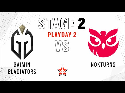 Gaimin Gladiators vs Nokturns // NA Challenger League - Stage 2 - Playday 2