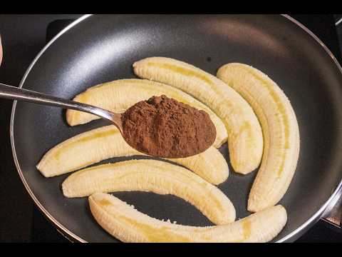 5-minute banana wonder dessert without baking! 1 egg 🍌🥧❤