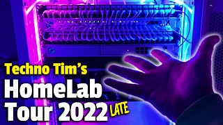 Techno Tim HomeLab Server Room Tour! (Late 2022)
