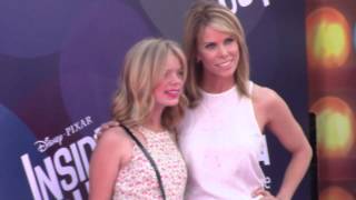 Cheryl Hines and Catherine Rose Young on the red carpet at Inside Out Premiere @CherylHines