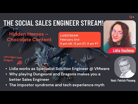 Dungeons & dragons for Sales Engineers |  TSSE Episode #4 with Lidia Vasileva