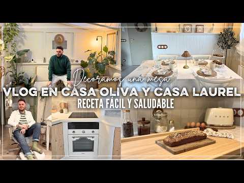 TOUR POR LAS TERRAZAS 🏡 DECORACIÓN de una MESA 👌🏼 BANANA BREAD FÁCIL y SANO 🥧 Vaya regalito 😍 VLOG 🥰