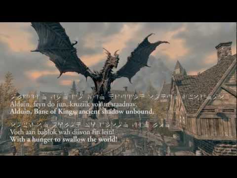 Song of the Dragonborn - Sovngarde Chant by jessismith (with Dovah / Draconic Lyrics)