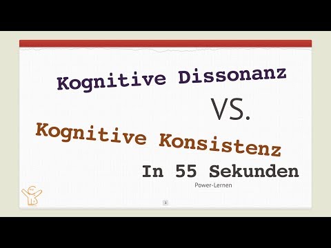 Kognitive Dissonanz und Kognitive Konsistenz + Beispiel!