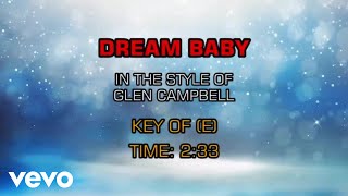 Glen Campbell - Dream Baby (Karaoke)