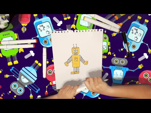 Coreokids tutorial Cómo dibujar un robot