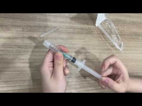3ML Manual retractable syringe