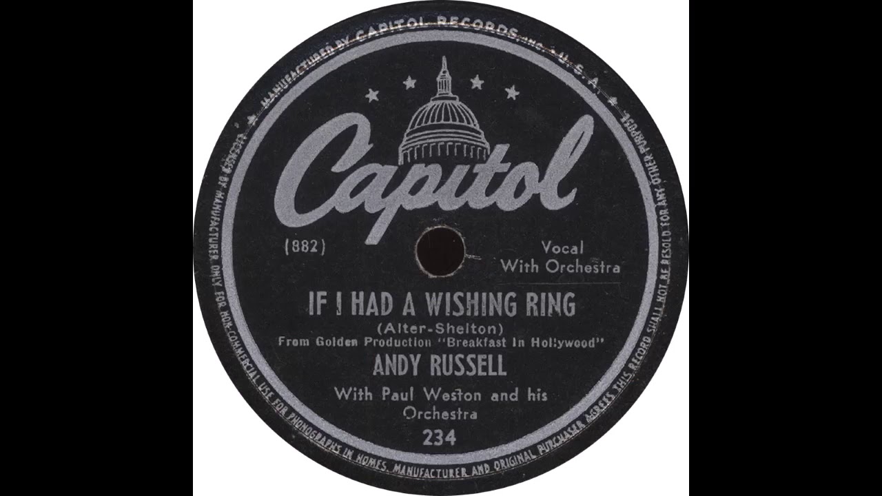 Capitol 234 - If I Had A Wishing Ring - Andy Russell