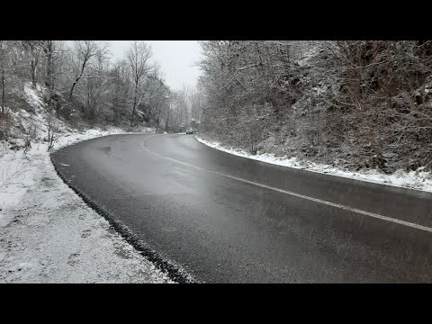 Drum Hunedoara - Lacul Cincis, de iarnă