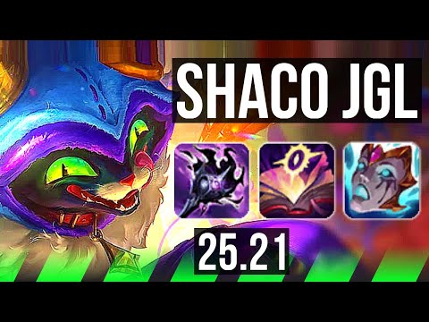SHACO vs NOCTURNE (JGL) | 16/2/13, Legendary, 39k DMG | EUW Master | 25.21