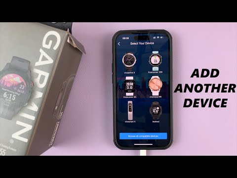 How To Add Another Garmin Device To Garmin Connect App