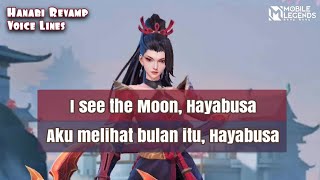 Download lagu Hanabi Revamp Voice Lines Mobile Legends Dan Artinya mp3