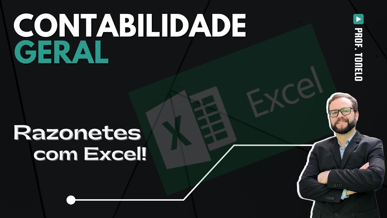 📚 Exercício: escrituração e razonetes com Excel | Débitos e Créditos