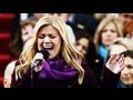 Kelly Clarkson performs at President Obama's inauguration