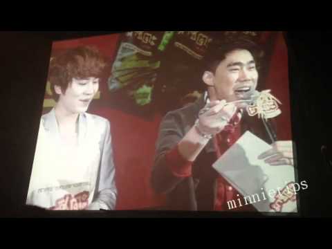 120524 Kyu taste his own Som Tum @Masita Date w/ Kyuhyun