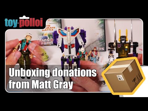 Unboxing donations from Matt Gray - Toy Polloi
