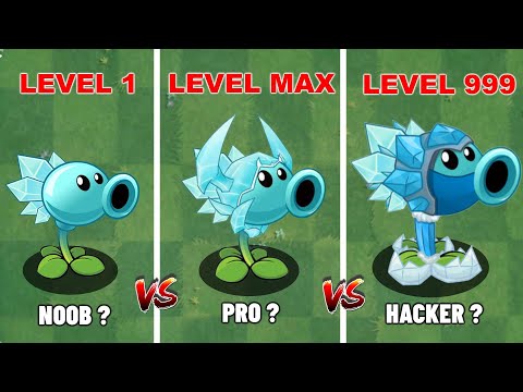 PVZ 2 Challenge - Every Plants LEVEL 1 Vs LEVEL MAX Vs LEVEL 999 - Plant Vs Plant