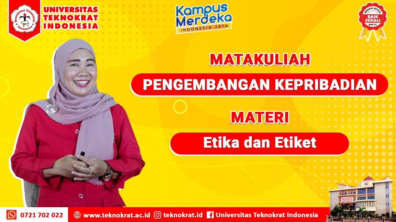 Memahami Prinsip Etika dan Etiket | Pengembangan Kepribadian