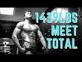 ADAM PEELER | 1439 lbs (654kg) MEET TOTAL | 446 WILKS