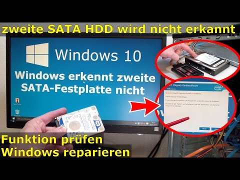 Windows 10 - zweite Festplatte nicht erkannt | fehlt - FIX