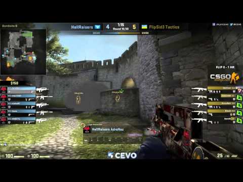 FlipSid3 Tactics vs. HellRaisers - Game 2 (CEVO-P Placement Tournament CS:GO Season 8)