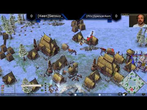 [Keen]Sensuy_ vs [PXx]SpenserAoM - Age of Mythology: The Titans (Game 1) ft. ChronoJJ