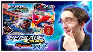 SHOCKING NEW QuadStrike Hasbro Beyblades (Xcalius Launcher Set + Thunder Edge Battle Set)