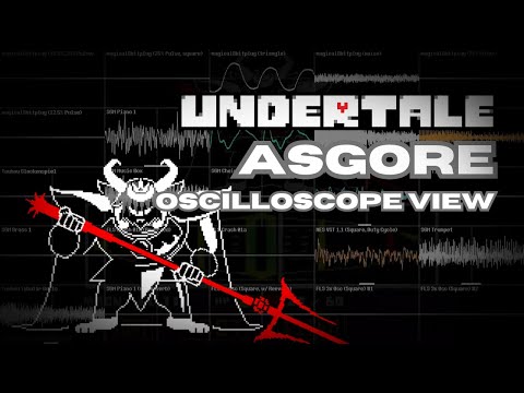 Undertale OST: 077 - ASGORE (Oscilloscope View)