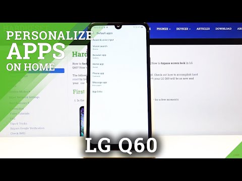 How to Set Up Default Apps in LG Q60 – Personalize Applications
