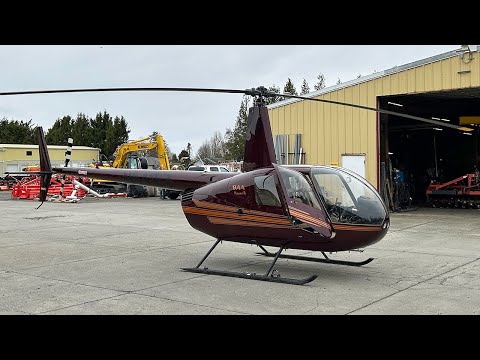 Epic Robinson R44 Raven II Helicopter Start Up & Take-Off
