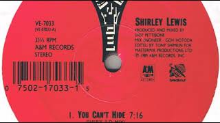 Shirley Lewis ‎– You Can't Hide (3 D Dub)