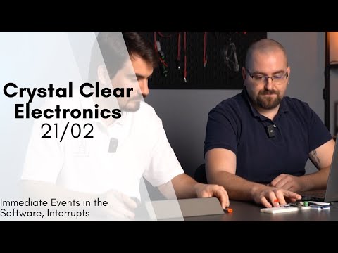 21/02 Immediate Events in the Software, Interrupts – Interrupt control in the microcontroller