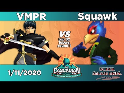 The Cascadian - VMPR (Marth) vs Squawk (Falco)