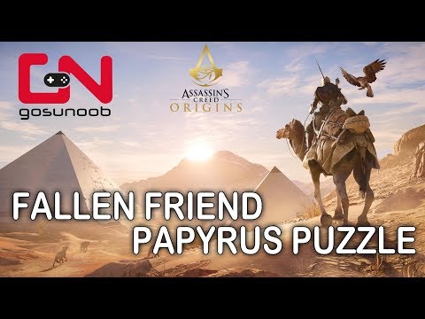 Assassin's Creed Origins Fallen Friend Papyrus Puzzle