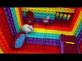 Hamster Escapes the Amazing Pop It Maze for Pets in Real Life 🌈🐹 in Hamster Stories!