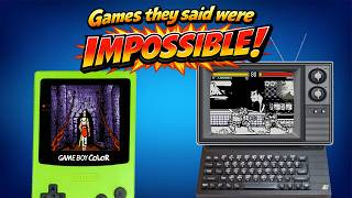 Games They Said Were IMPOSSIBLE! Sweet Fightin'+2 for the ZX Spectrum & Dragon's Lair for the GBC!