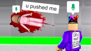 Roblox Be Crushed by a Speeding Wall BUT People Are Stupid