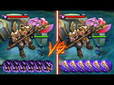 Badang 6x Demon hunter sword vs 6x Golden staff! Who's the winner?