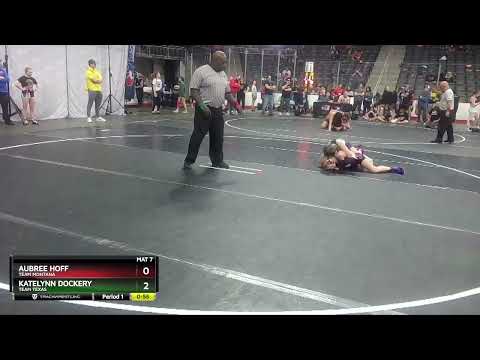 97 Lbs Champ. Round 1 - Aubree Hoff, Team Montana Vs Katelynn Dockery, Team Texas Da9c