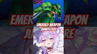 Okayu Terrified Reaction After Accidentally Meeting Emerald Weapon In FF 7 #nekomataokayu