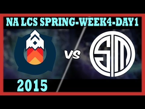 GRAVITY vs TEAM SOLOMID |S5 2015 LOL NA LCS Spring Week 4 Day 1|GV vs TSM | HD 720p