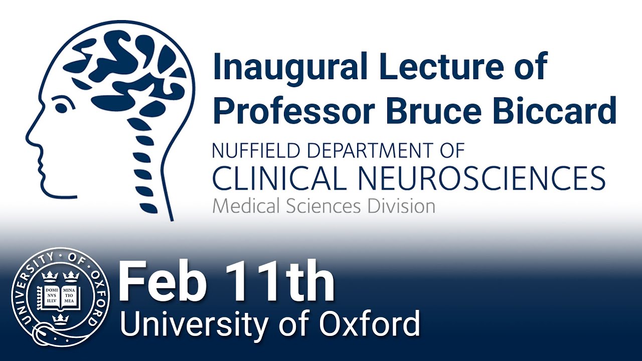 Inaugural Lecture of Professor Bruce Biccard