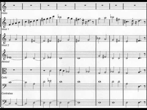 Fantasia nr. 4 voor Hobo, Koor en Strijkensemble door Koos A. Oosterhof (okt. 2005)