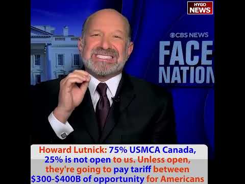 Howard Lutnick: 75% USMCA Canada, 25% is not open to us; Gabbard on Russia hoax Obama yrs-long coup